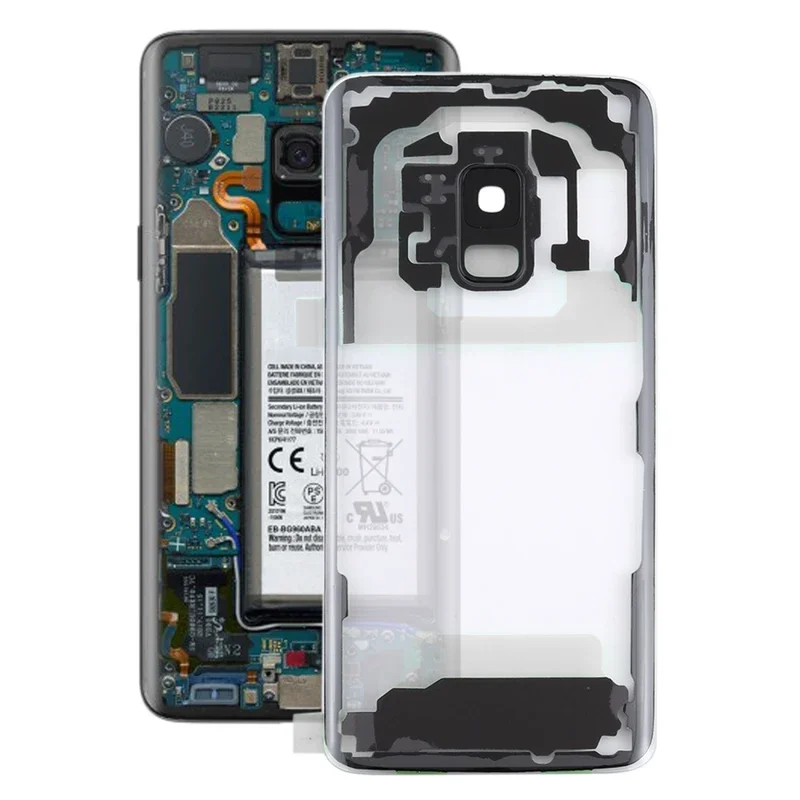 Для Samsung Galaxy S9 g960f g960f/DS g960u g960w g9600 прозрачная задняя крышка аккумулятора с крышкой