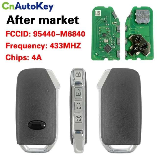 

95440-M7300 AT000 P1600 M7200 AT010 L3020 M6850 K0300 P2210 M6840 L6000 P1600 Для Kia K5 Sor Forte Niro Smart Key 433 МГц 4A Чип