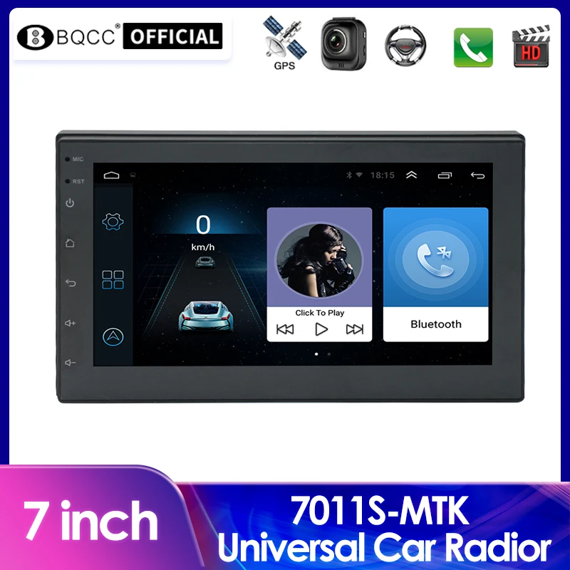 

Автомагнитола 2 din, Android 10,1, сенсорный экран 7 дюймов HD, Автомобильный плеер, Bluetooth, Wi-Fi, FM, GPS-навигация, универсальный автомобильный мультимедийный плеер