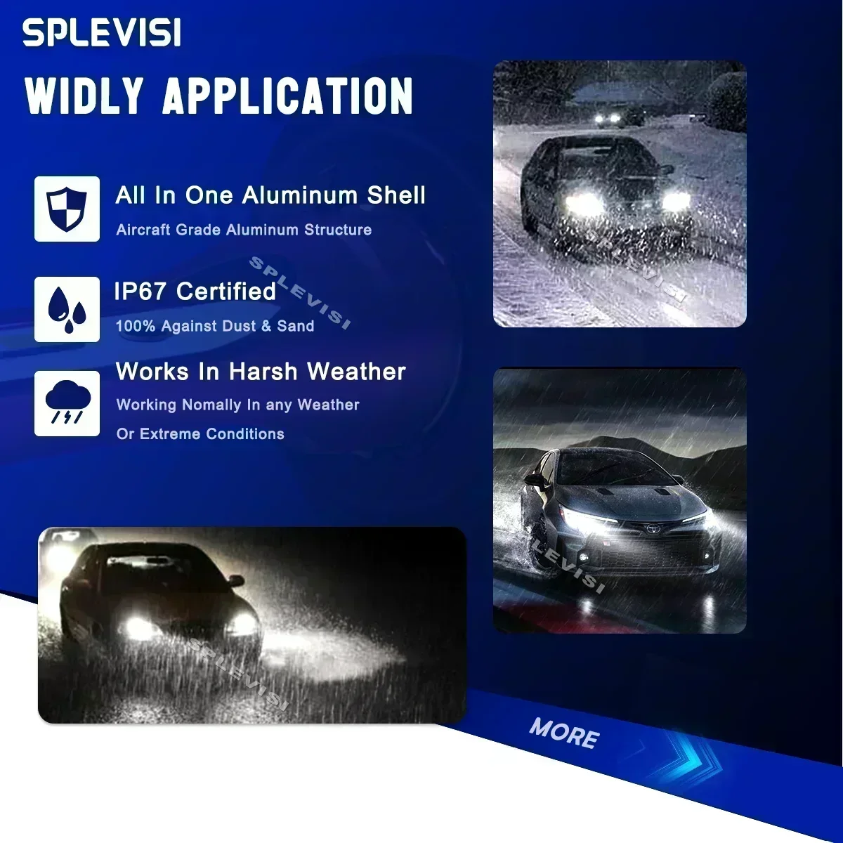 Флуоресцентная лампа для Toyota Corolla 2001 2002 2003 2004 2005 2006 2007 2008 2009 2010 2011 2012 2013 2014 2 шт.