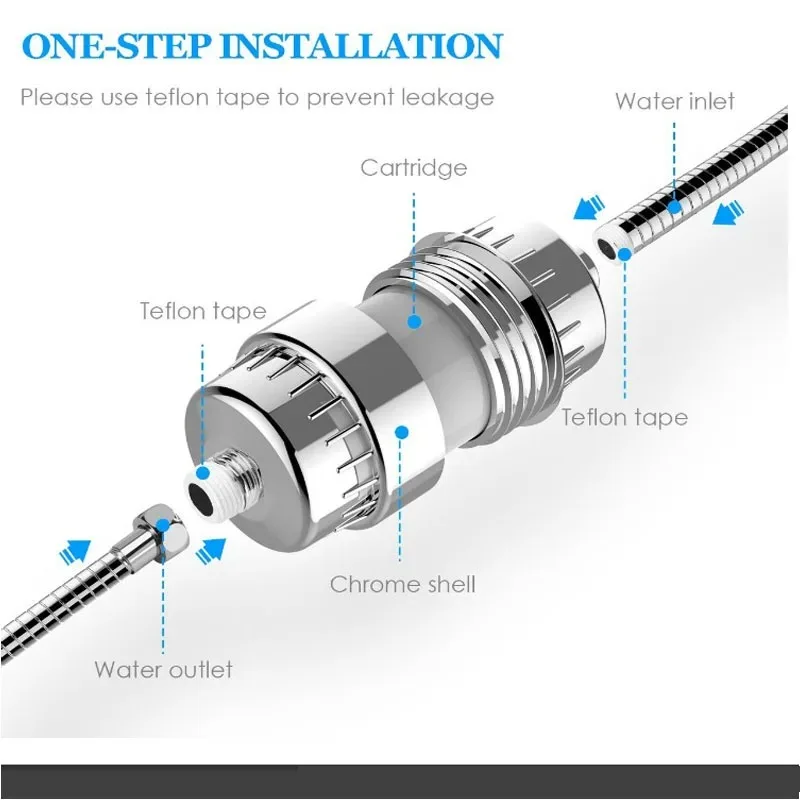 Душевой фильтр аксессуары для ванной комнаты карбонизированная вода Запасные