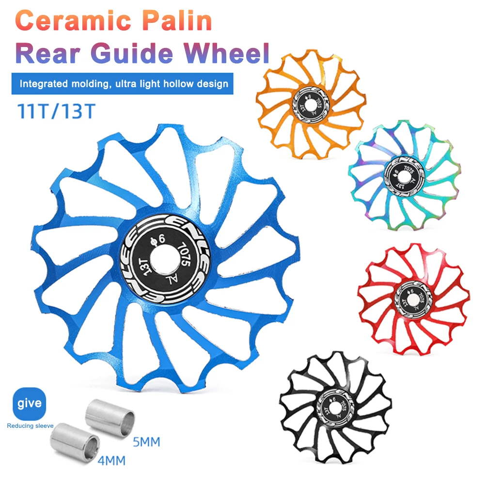 

Задние переключатели для дорожного велосипеда, керамический подшипник, Шкив 11T/13T, алюминиевый сплав, задний переключатель передач для горн...