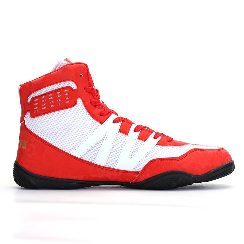 Wrestling Shoes Men Women Combat Sport Footwear Wrestler Weightlifting Training Light Gym Shoes Mesh Boxing Boot Couple Athletic