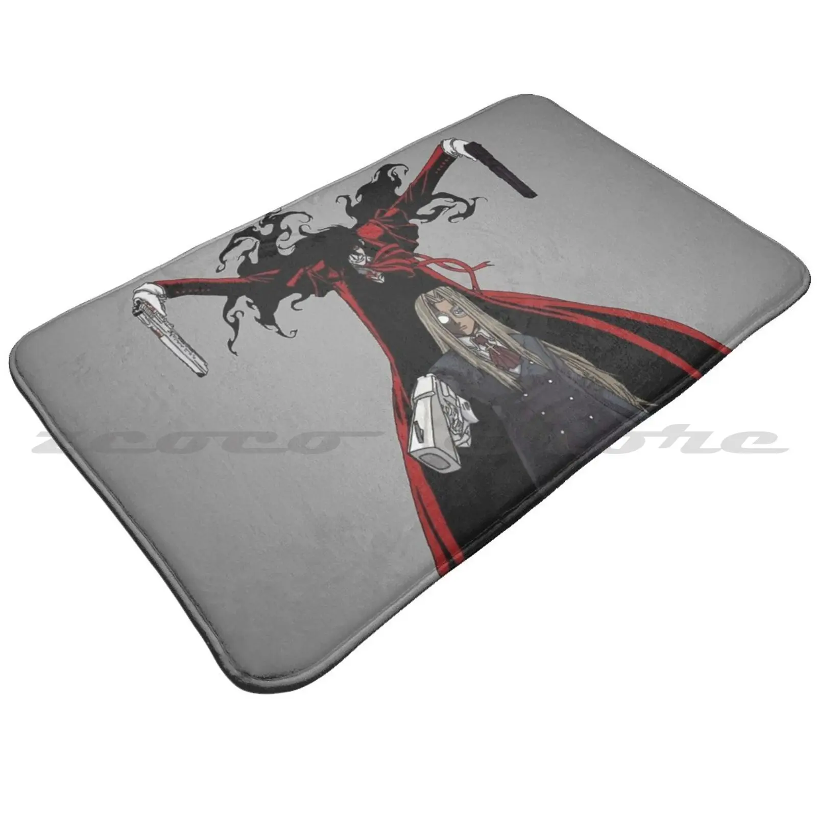 Коврик Hellsing с водой нескользящий дверной коврик Хеллсинг Алукард аниме японская