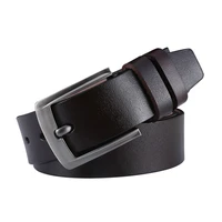 male genuine leather belts for mens high quality pin buckle jeans casual belt business cowboy waistband luxury belt 2022