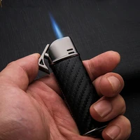 new butane airbrush windproof lighter metal gas kitchen blue flame turbine lighter moxibustion cigar special lighter