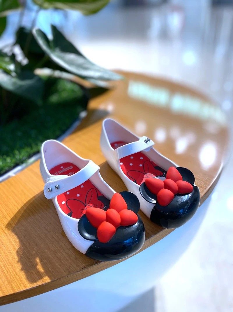 

Детские сандалии-желе с бантом и кошачьими ушками