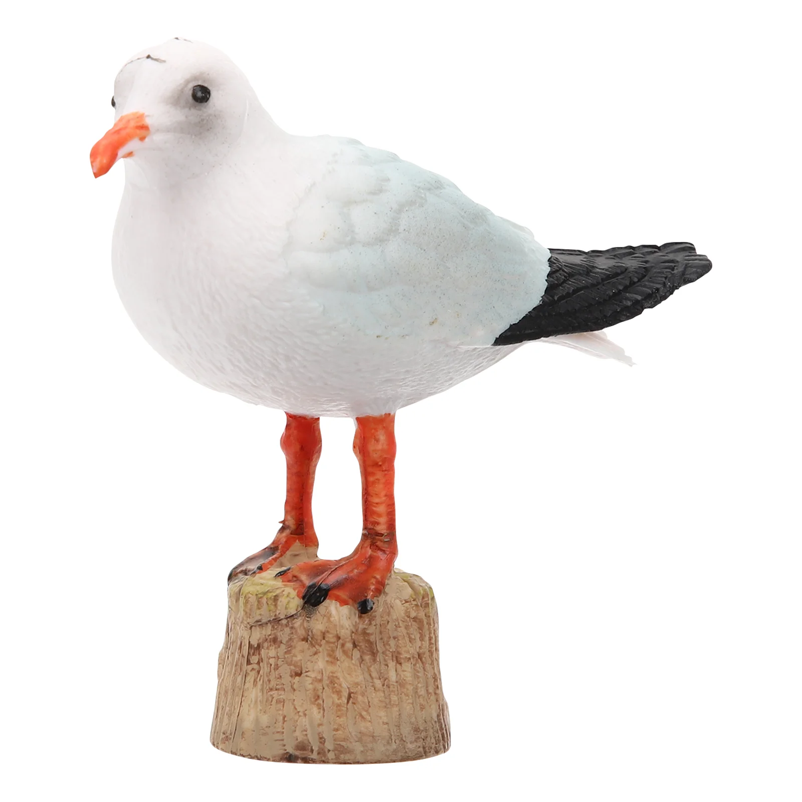 

House Decorations Home Red-billed Gull Model Miniature Seagull Figurine Household 9x7cm Plastic Nautical Figure Statue