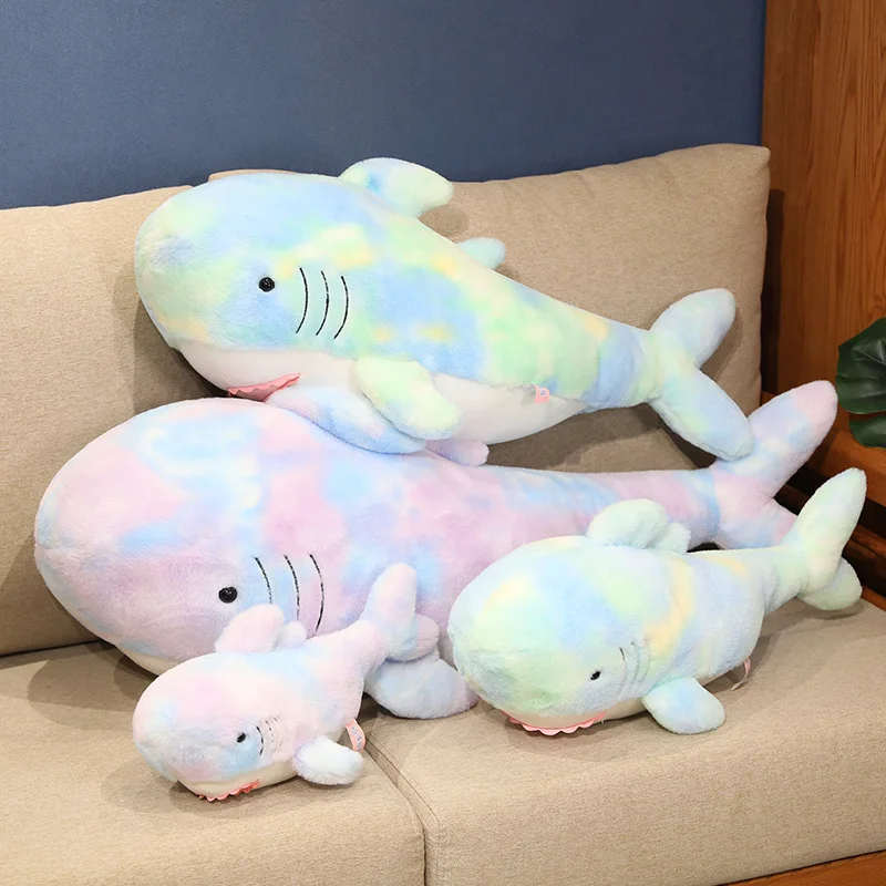 

INS 35-90cm Cartoon Shark Plush Pillow Stuffed Toy Cute Soft PP Cotton Animals Plushies Cushion Anime Soft Kids Toys Home Decor