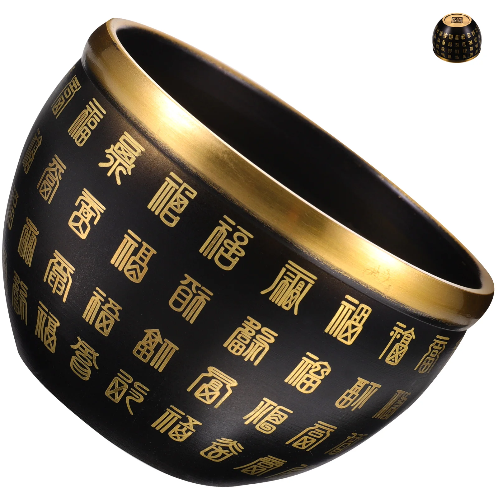 

Tank Treasure Bowl Gold Office Decor Brass Money Chinese Basin Home Accents