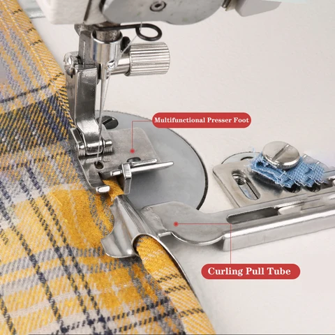 Многофункциональная Регулируемая прижимная лапка T9 для подшивания ткани, подшивки, замка стежков, швейной машины, универсальная прижимная лапка