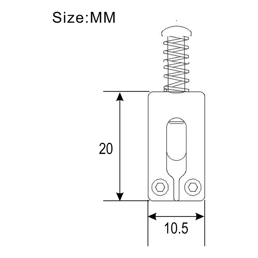 10 5 мм мостовые сиденья для гитары Tremolo крыла Stratocaster Strat Telecaster аксессуары