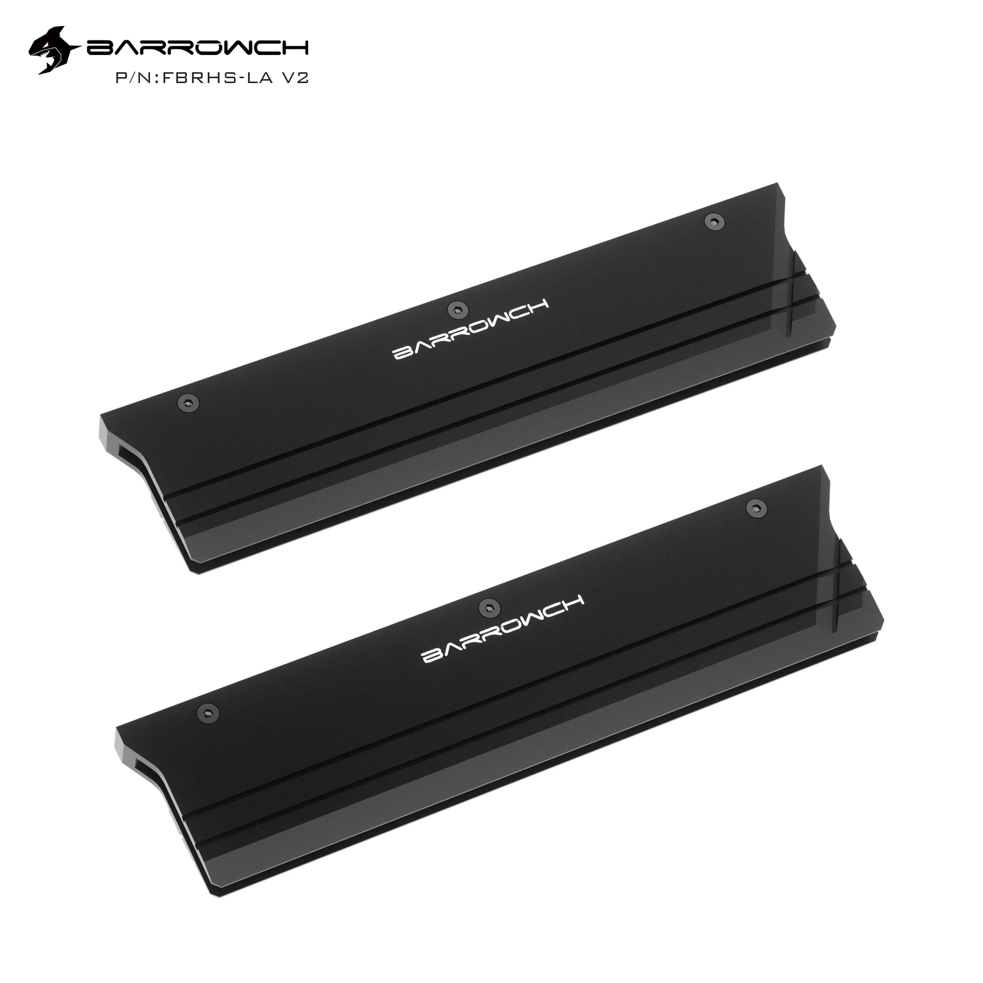 Фото Цифровой дисплей BARROWCH TFT DDR5, DDR4, DDR3, набор водяных блоков для памяти, поддержка 2/4 канала оперативной памяти, кулер, серебристый, черный, FBRWB-PA2 №5