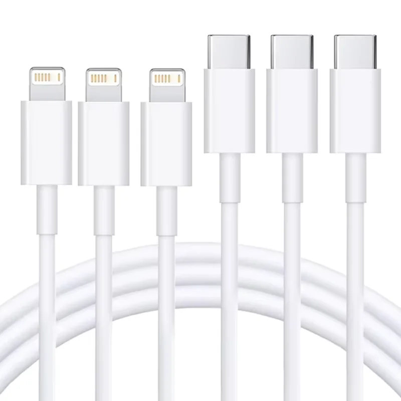 Фото Кабель Lightning PD 20 Вт, тип C, для быстрой зарядки, сертифицированный MFI, для iPhone 14, 13, 12, 11 Pro Max, XS Max, XR, 6, 7, 8 №1