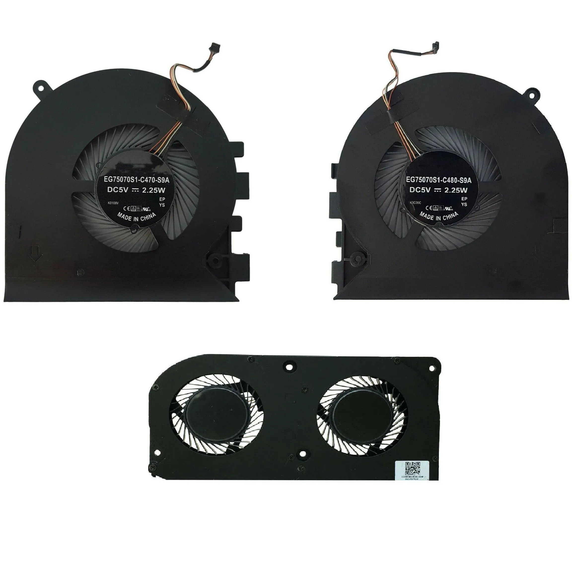 

NEW CPU COOLING FAN GPU FAN For Razer Blade Pro 17 RZ09-0287 RZ09-02878E92-R3U1 RZ09-02876W92