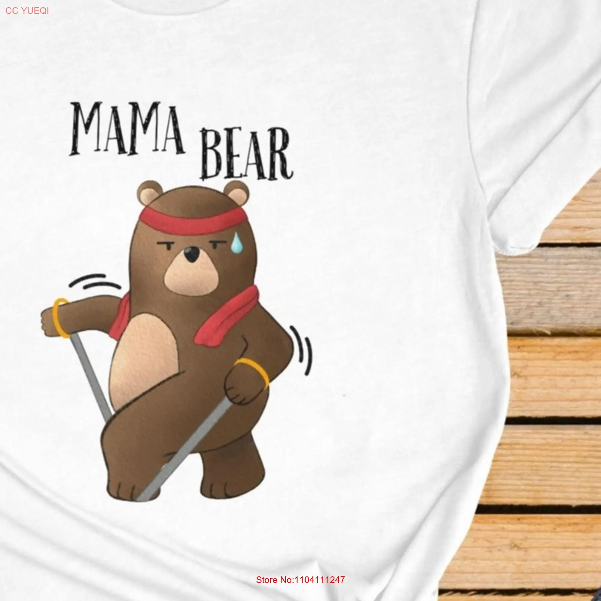 Футболка с надписью Мама Медведь забавный подарок для мам на день матери