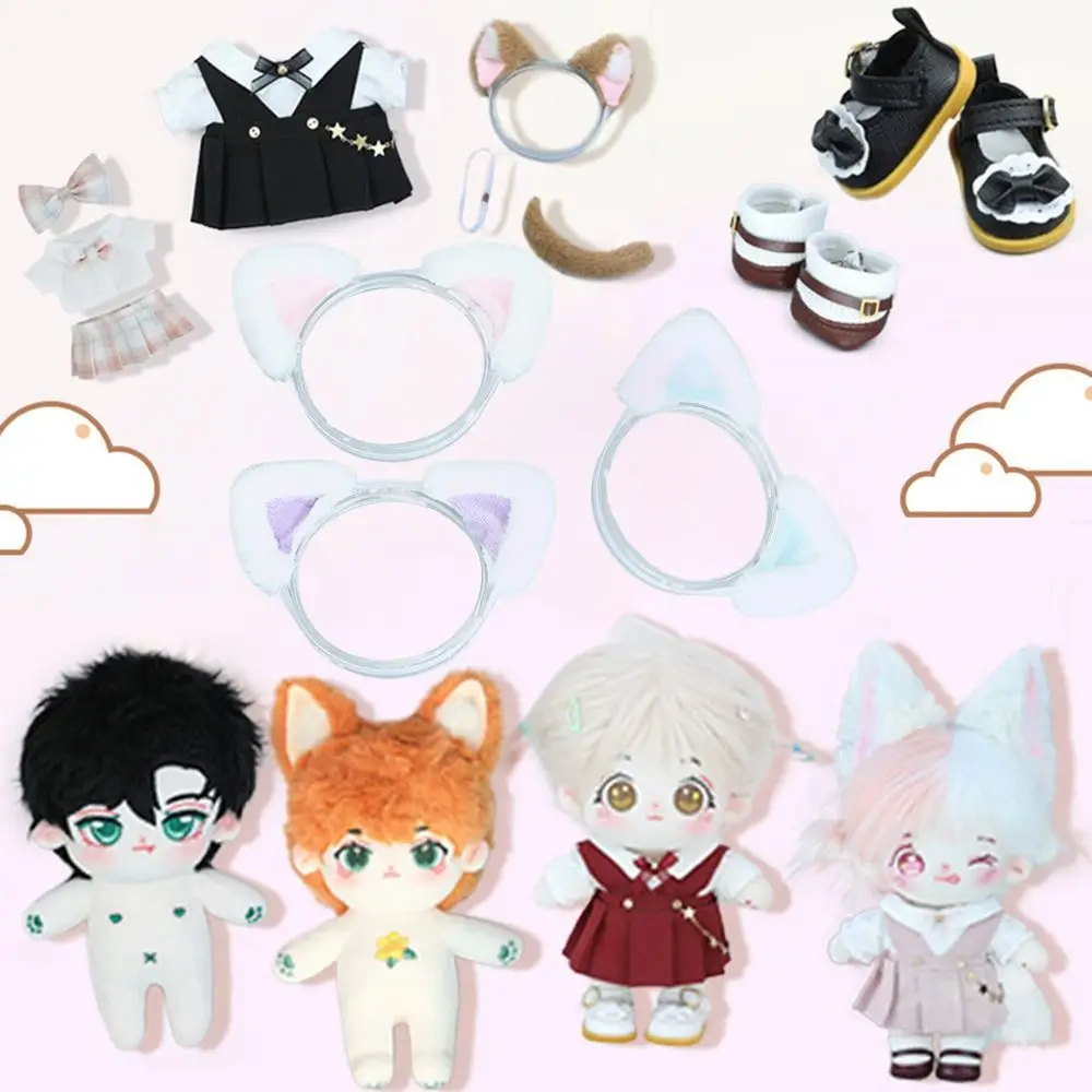 

Plush Toys For 14inch Doll Clothes Decor Miniature Hat Plush Doll Headwear 20cm Doll Accessories Cute Headband