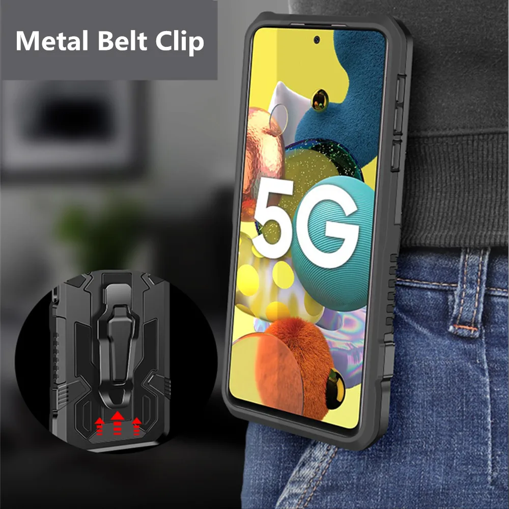 Противоударный чехол для Samsung A21 A11 A01 A51 A71 A31 A41 A 50 70 30 S Магнитный с зажимом ремня
