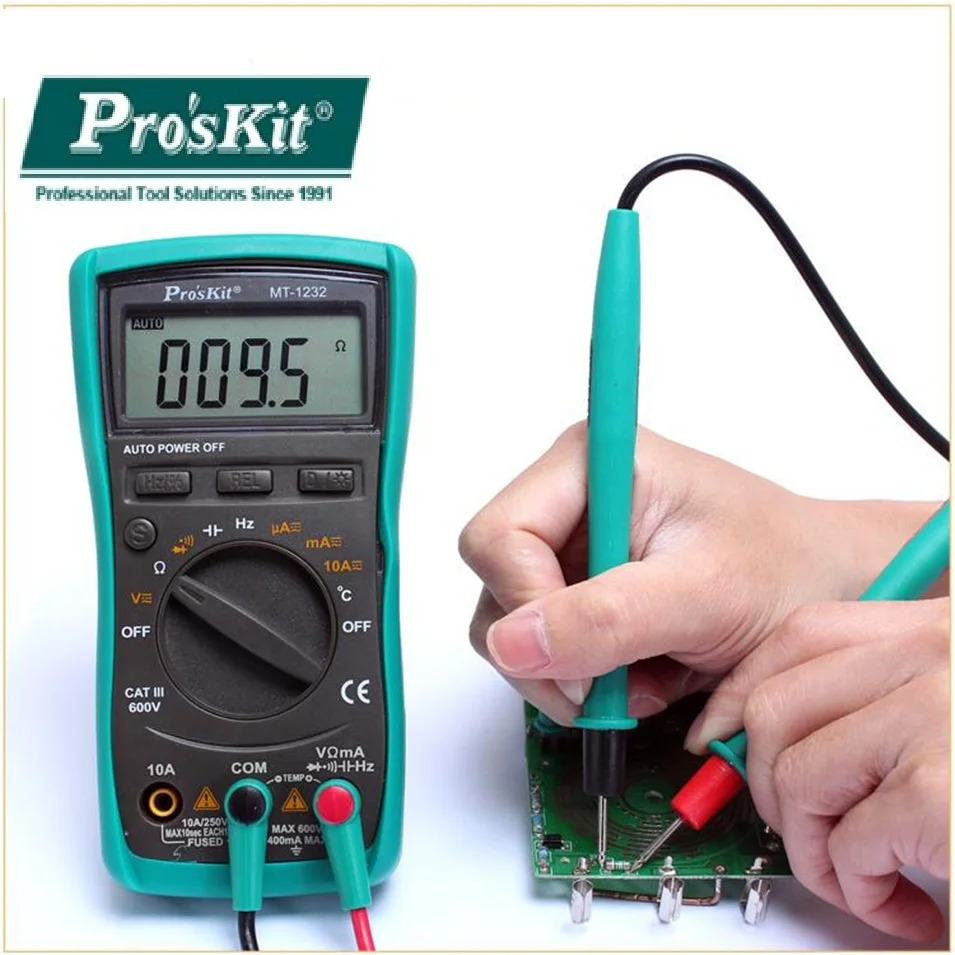 

Hot Pro 'skit MT-1232 безопасность Стандартный Профессиональный Ом тестовый Измеритель постоянного напряжения переменного тока сопротивления анал...