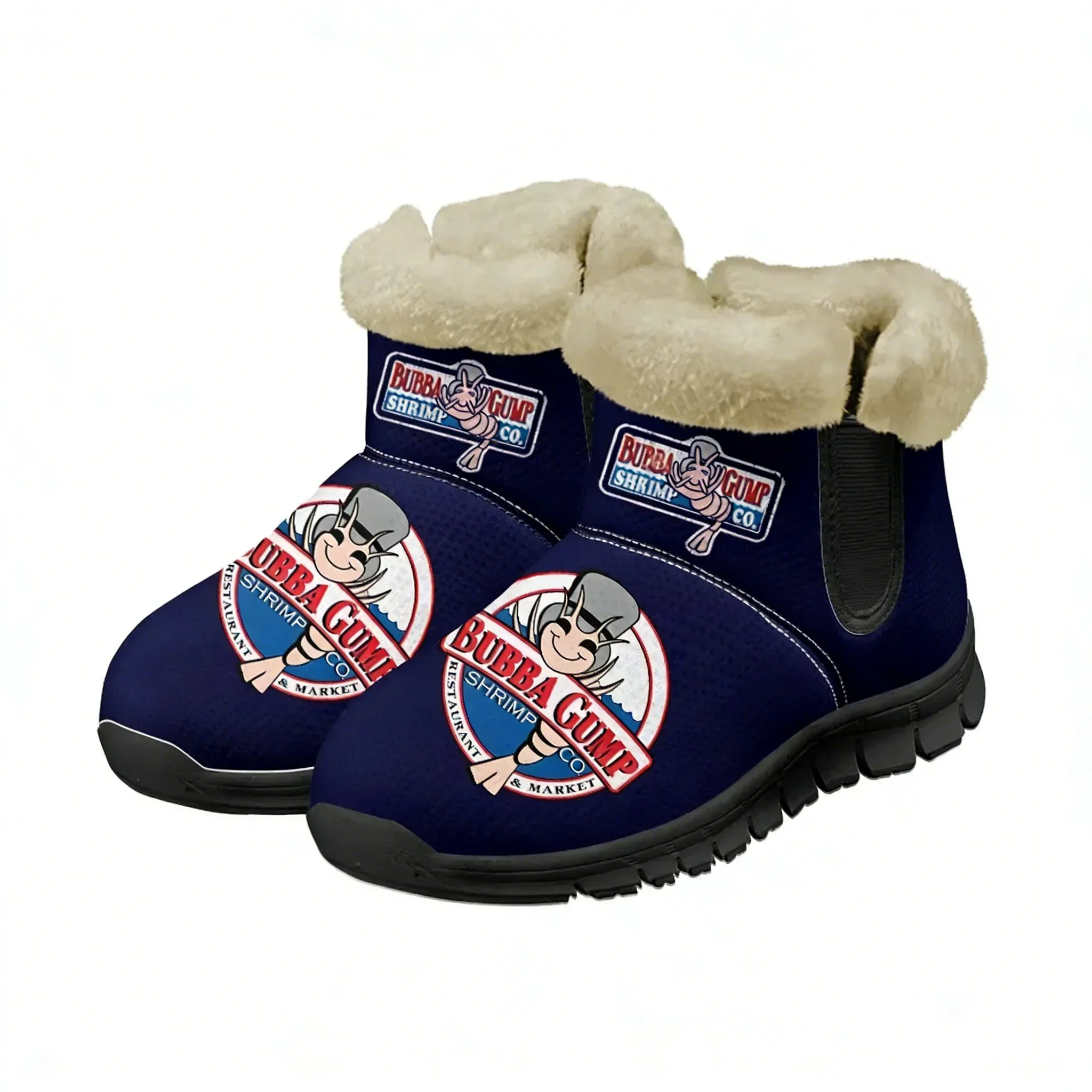 Фото Зимние ботинки Retro1994 Bubba Gump Shrimp для мужчин, женщин и подростков, сохраняющие тепло, повседневные, легкие, спортивные, для активного отдыха на улице. №4
