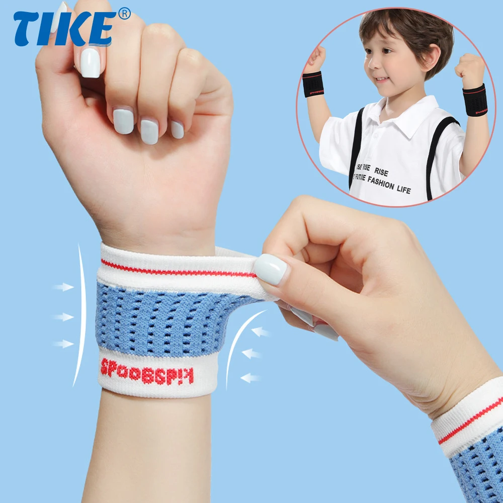 

TIKE 1 Pair Kids Hand Wrap - Knitted Wrist Band Brace Hand Protection Support for Sports,Kids Wrist Brace,Children Wrist Support