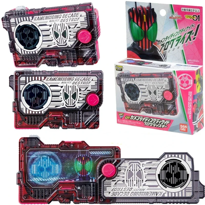 Фото Bandai оригинальная аниме-фигурка DX Kamen Rider Zero-One Progrisekey игрушки для мальчиков и девочек, детский рождественский подарок, коллекционная модель, украшения №4