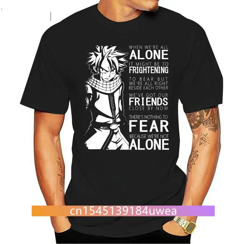 

Men T Shirt Natsu Dragneel T-shirt Fairy Tail Guil Women T-Shirt