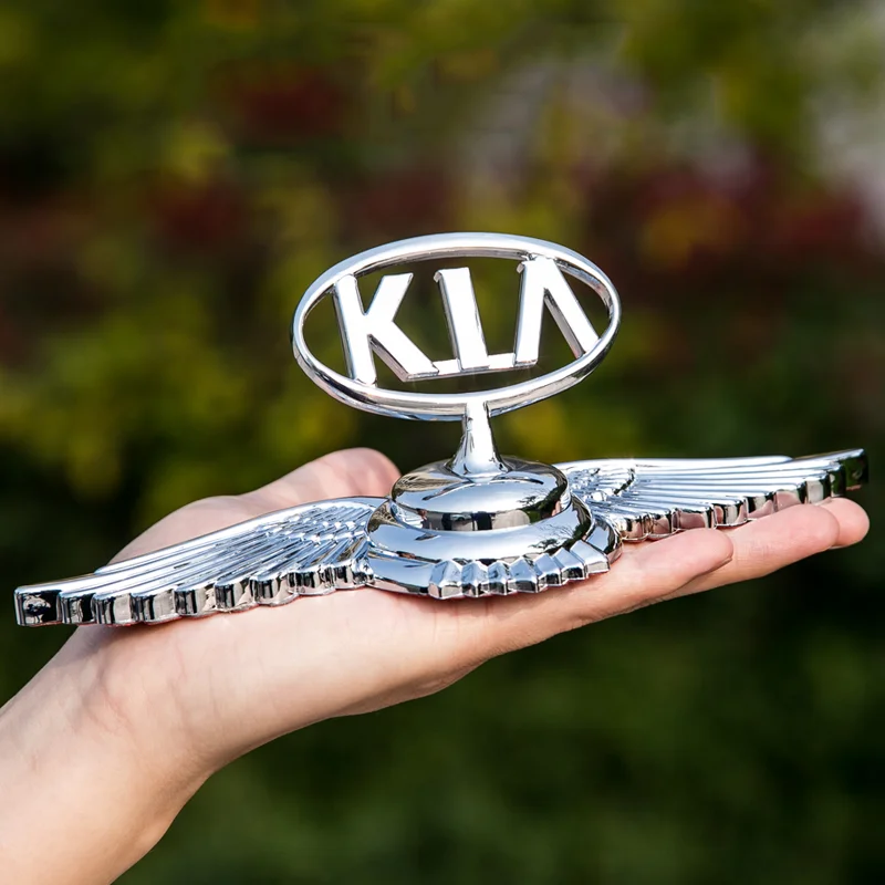 

Автомобильный передний капот значок с орнаментом эмблема капота наклейка для KIA K2 K3 K4 K5 Optima Forte Ceed Cerato Sorento Soul Sportage Picanto