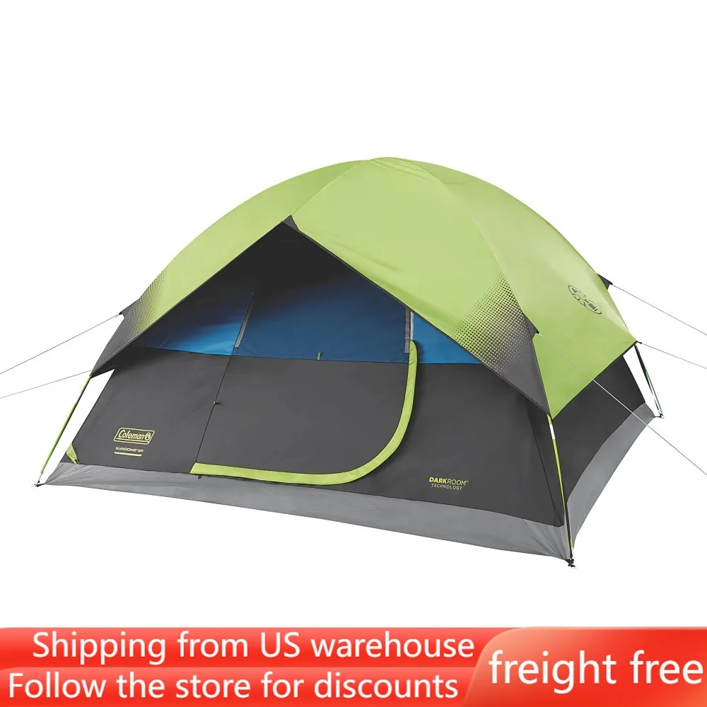 

6-Person Dark Room Dome Camping Tent Nature Hike Freight Free Tents Outdoor Camping Travel Supplies Shelters Hiking Sports