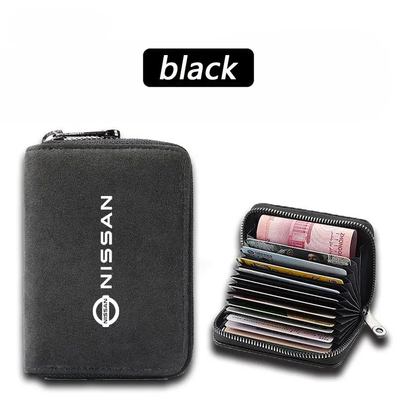 

Driver's license card wallet For Nissan Qashqai Sylphy Tiida Altima Teana X-Trail Leaf Juke Sentra Note Micra Maxima Accessories
