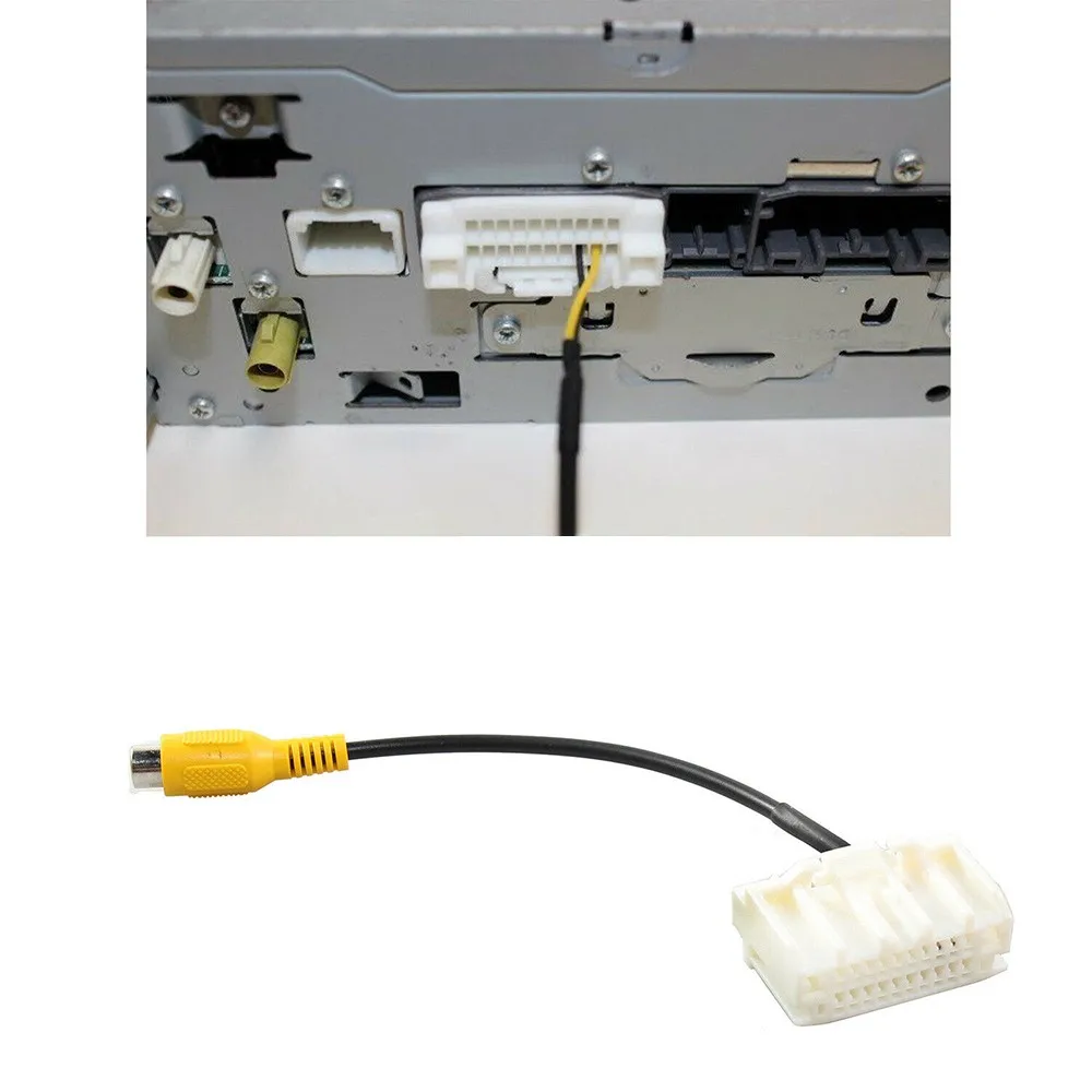 

1x Backup Camera RCA Input Video Harness For Chrysler For Jeep Wrangler "MyGIG" Radios Fit For RB2 RBZ REN REW MyGIG Radio