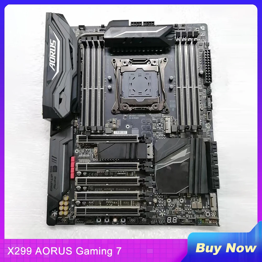 Игровая материнская плата X299 AORUS 7 для Gigabyte DDR4 LGA2066 ATX 256 ГБ с поддержкой процессоров X-Series Игровая материнская плата X299 AORUS 7 для Gigabyte DDR4 LGA2066 ATX 256 ГБ с поддержкой процессоров X-Series