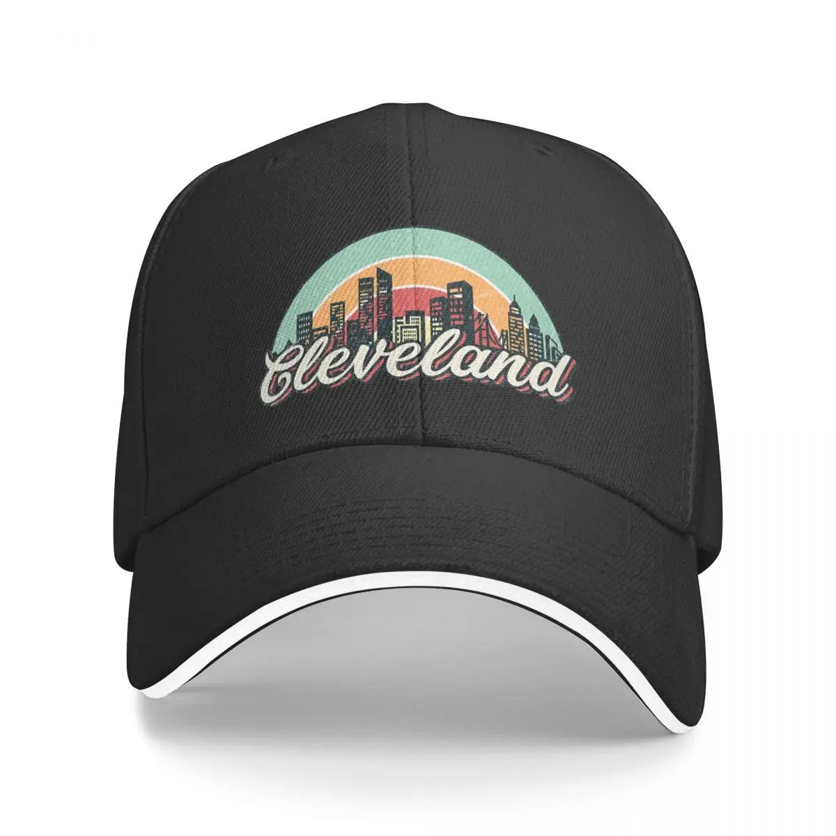 

Cleveland Cap Fashion Casual Baseball Caps Adjustable Hat Hip Hop Summer Unisex Baseball Hats Polychromatic Customizable