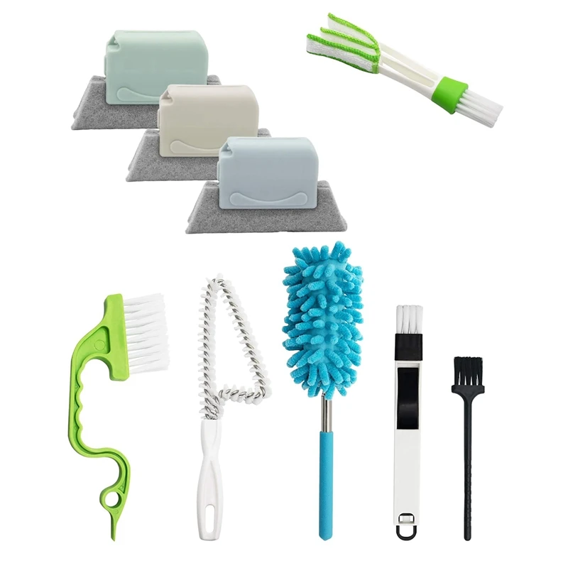 

9 шт., щётка из микрофибры для мытья окон и дверей