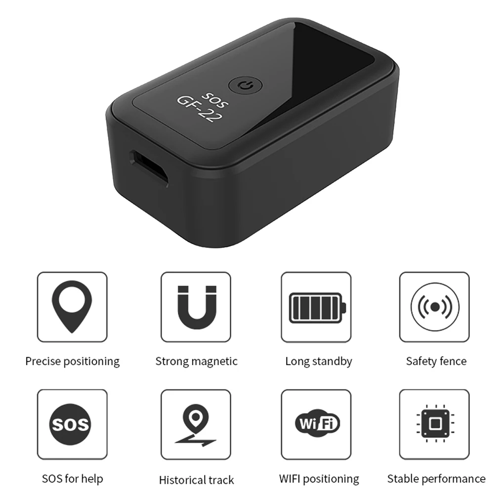 ABS Voice Controlled G PS Tracker For Easy Recording And Callback Anti-Lost Tracking Locator G P S Real-life Street Map