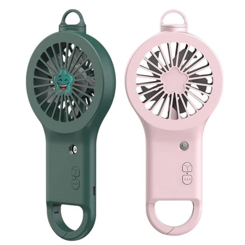 

Mini Humidifier Fan USB Rechargeable Cooling Fan Water Spray Mist Summer Outdoor Travel Handheld Electric Fan