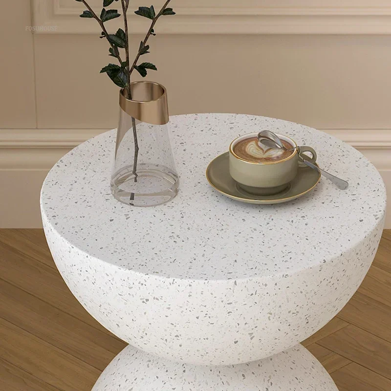 Скандинавский журнальный столик из оксида магния для гостевого дома песочные