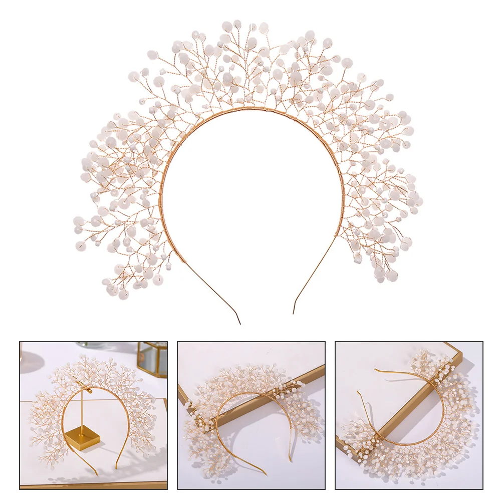 

Повязка на голову с бусинами ручной работы женский аксессуар для волос красивые обручи винтажные элегантные довольно нежные аксессуары