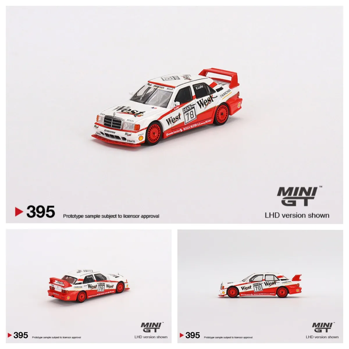 

TSM MINI GT 1:64 190e Second Generation EVOII DTM Car Model