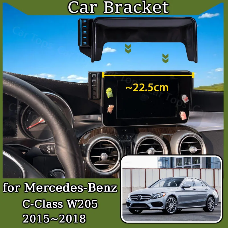 Автомобильный держатель для экрана Mercedes-Benz C-Class W205 2015 ~ 2018