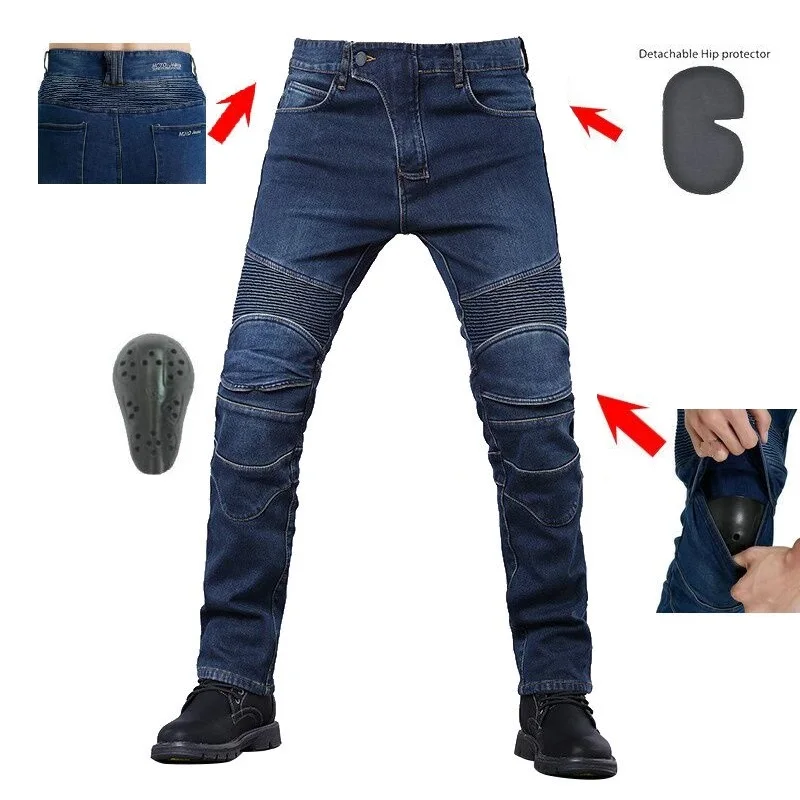 

Moto Equipment For Men Motorcycle Pants Pantalon Motocross Belt Protective Gear Motorcycle Driver's License Test Motos Jeans