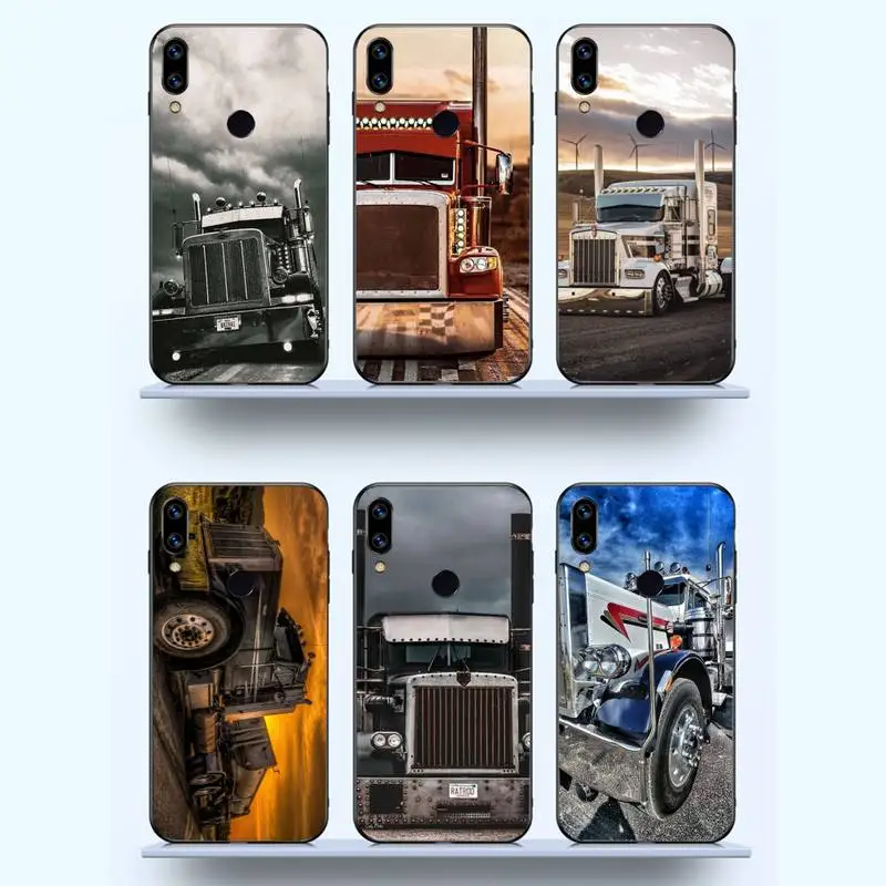 

Peterbilt Trucks Phone Case For Xiaomi Redmi note 7 8 9 11 i t s 10 A poco f3 x3 E pro lite funda shell