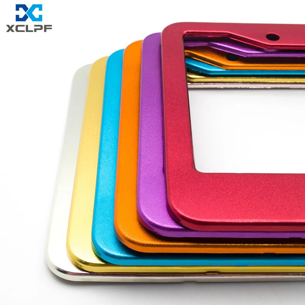 

American standard aluminum alloy American style car license plate frame license plate frame Car modification license plate