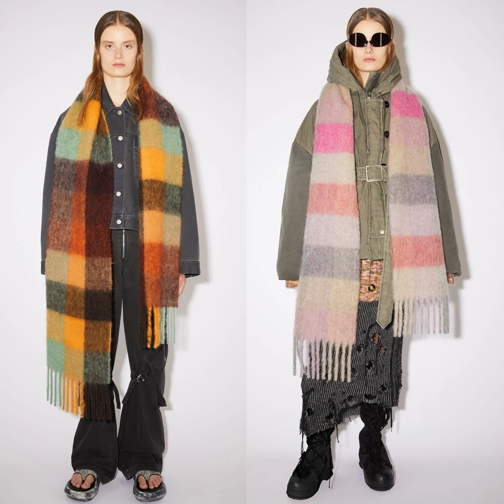 Новинка 2022 стильный модный дизайнерский роскошный зимний шарф для женщин