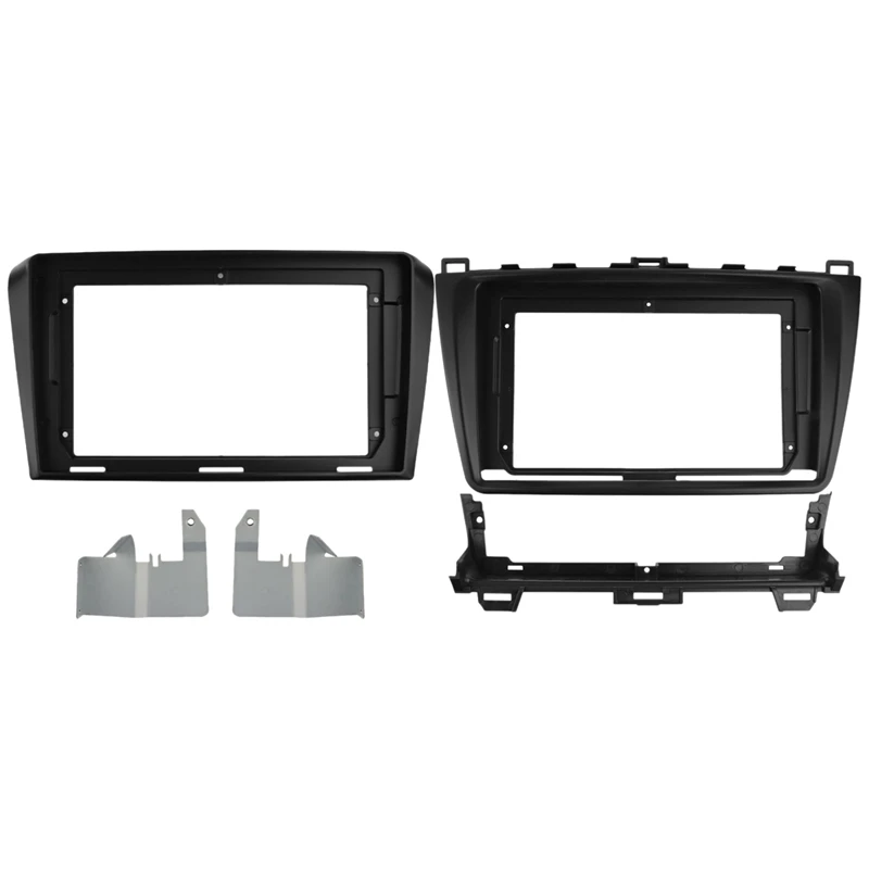 

2X Car Radio Fascias For Mazda 3 Axela 2004-2009 9 Inch 2 Din DVD Stereo Panel Dashboard Refitting Installation Frame