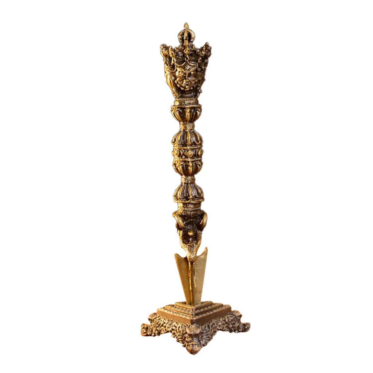 Очень большой тибетский ритумный фурба ручной работы 8 6 дюйма с основанием