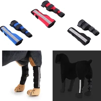 pet reflective knee pads dog elbow protector protecting dog leg dog surgery wound leg wrap protects support bracehigh quality