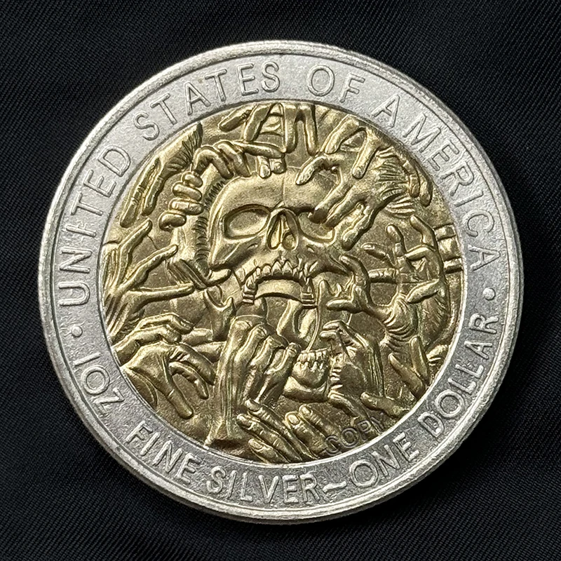 

Медная монета "Американская бездна дьявола" XMSJ