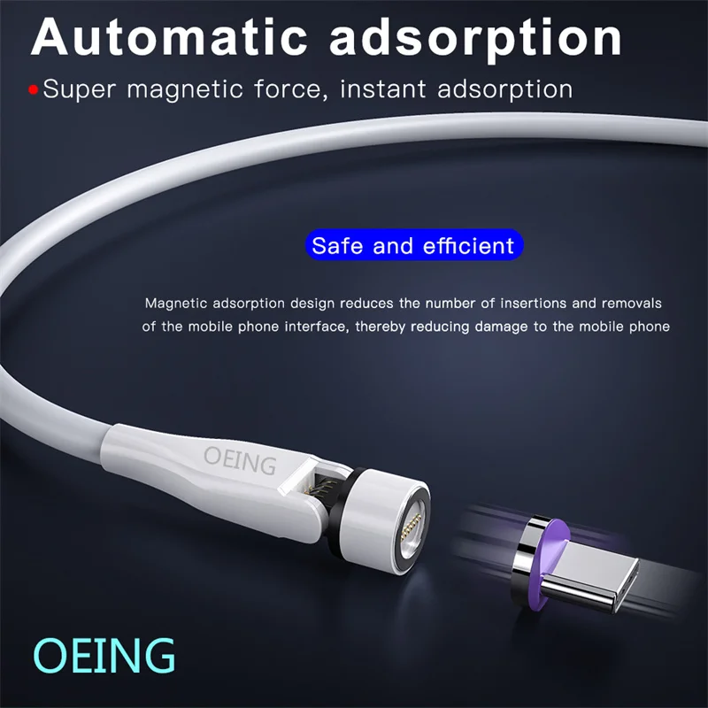 Магнитный зарядный кабель Micro USB Type C для xiaomi Redmi Android Mobile iPhone |
