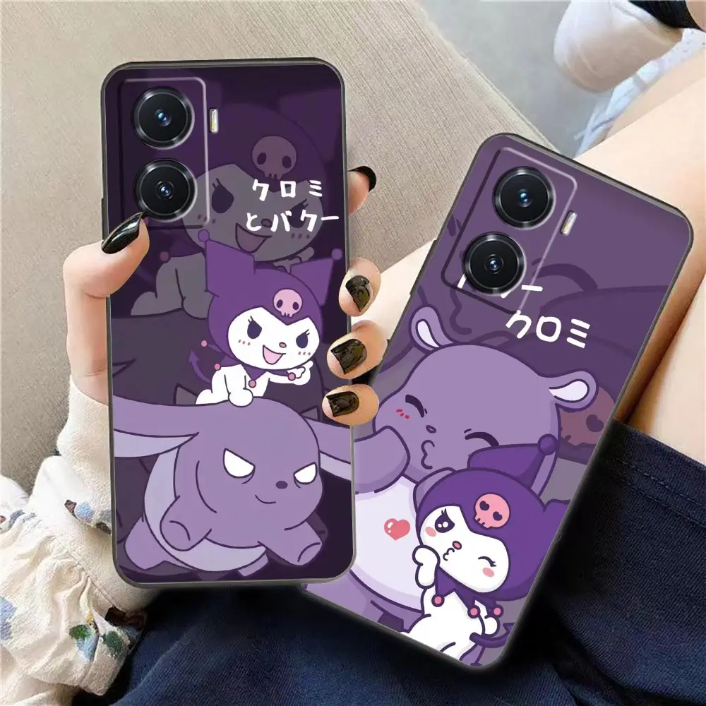 

Case For VIVO Y97 Y93 Y91 Y85 Y83 Y79 Y77 Y76S Y75 Y72 Y71 Y69 Y67 Y52S Y51S Pro 5G Case Capa Funda Cute Cartoon Baku Kullomi